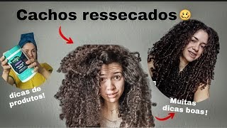 FINALIZAÇÃO com DICAS INCRÍVEIS para CABELOS CACHEADOS RESSECADO ✨