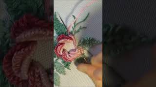 3D Rose Magic Cast on Stitch -  Flower Embroidery SHORT