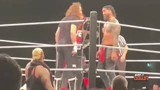 Samy Zayn Chop and attack Jey Uso 🤯🔥  at #wwe Live Event 29 October 2022(1080P_HD)