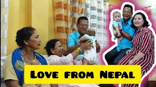 Love From Nepal | Baby's first meet with Nepal's Relative | Busy day at Home #vlog #hindi #meetup