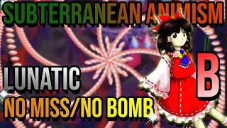 Touhou 11: SA - Lunatic No Miss/No Bomb [ReimuB]