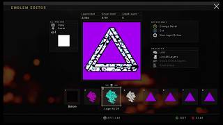 Black Ops 4 Impossible Triangle EASY Emblem Tutorial