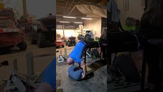 102kgx8 Sandbag Back extension rows