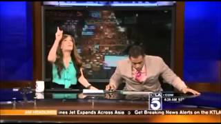 KTLA News Anchor Freak Out Over Earthquake on Live TV