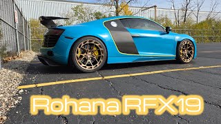 First Audi R8 with Rohana RFX19.