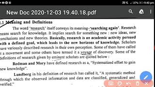 Research : Meaning, Defination, objectives,