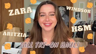 fall try-on clothing haul pt.1: ZARA, Aritzia, H&M & more!