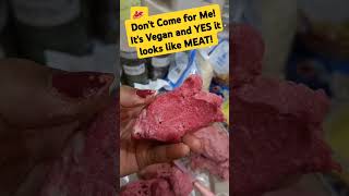 😲 Vegan Steak that looks REAL 🥩 ~ #vegan #beyondmeat #shorts #plantbased