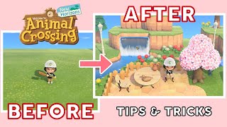 how to beautify your island! animal crossing tips & tricks | @imAnnaMolly