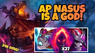 DON'T LET AP NASUS REACH LATE GAME! | ARAM League of Legends | No Commentary