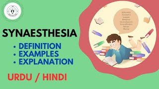 What is Synaesthesia? (Rhetorical  Device) Explain in Hindi / Urdu