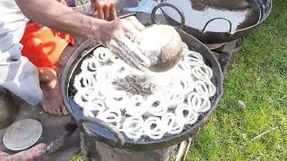 melar jilipi / rannabatisathjamati/ jalebi/ bengali famous sweet dish/ village food/ short video