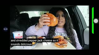 Kathy Eats Jalapeño Popper Chicken Sandwich Pretzel Burger Asmr Mukbang (The Sunday April 14 2024)