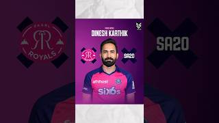 Dinesh Karthik play South Africa T20 league's#shorts