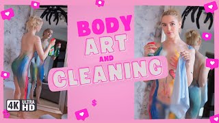 [4K] Transparent Try On Haul | BODYART | Clean With Me 2024