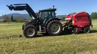 PRESSATURA FIENO | VALTRA A115 - rotopressa SUPERTINO | FIENAGIONE 2022