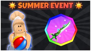 How to get SUMMER CHAMPION BLADE ☀️ + Complete SUMMER QUEST | Daycare 2 (Story)  - ROBLOX