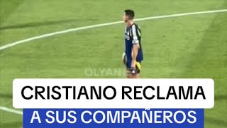 CRISTIANO RONALDO LE RECLAMA A SUS COMPAÑEROS POR NO HECHARLE GANAS EN LA FINAL DE LA SÚPER COPA