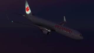 Air Canada flight 878 - Incident animation