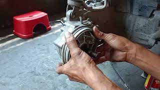 bongkar as gearbox CVT BEAT untuk di bobok