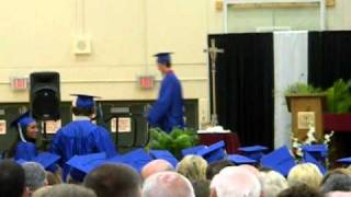 MIke Picard graduates from high school.