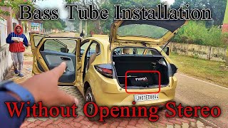 Finally Bass Tube Installed in Altroz🔊 | DIY | I Installed bass tube without opening car stereo