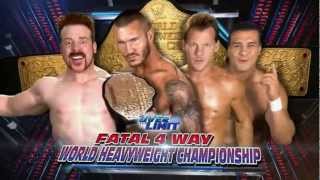 WWE Over The Limit 2012 Official Match Card [HD]