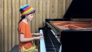 Mayumi Kato "Blue Candy" Emilie Barton (9-yrs-old) FEURICH grand piano