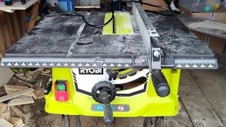 Купил распиловочный станок без станины Ryobi RTS1800-G