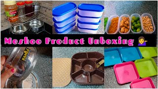 Meshoo Product Unboxing 💁‍♀️ | Kitchen Items | Storage box /sumativlogs /meshooapp /shoppingvlog