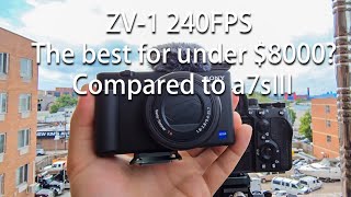 Sony ZV-1 240FPS tested. Compared to a7sIII/ZV-E1/FX3. Surprising Result!