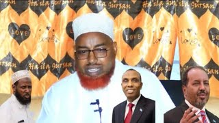 Sheikh Maxamed Jaamac yare oo si kulul ugu Hadlay Arinta Roobow