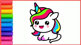 Unicorn Drawing for Kids and Toddlers | Easy Drawing | Simple Drawing