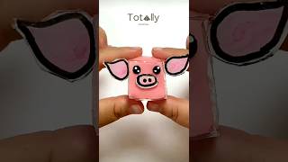 nano tape cute pig 🐷 squishy cube #shorts