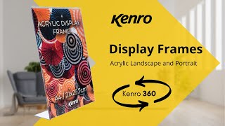 Kenro Acrylic Display Frames - 360 degree video