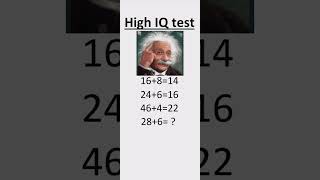 High IQ test 🧐 Only for Genius #shorts