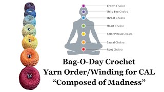 CHAKRA SHAWL Yarn Order & Yarn Winding | Bag-O-Day CAL/SAL