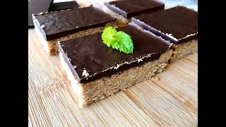 Chocolate peanut butter dessert | Easy vegan dessert no bake