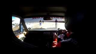 5 Mei '13 Tommie's Datsun 1200Y 13.3 seconds (In car video) @ Amsterdam Raceway