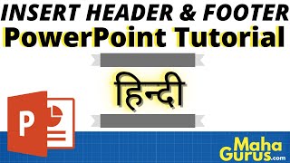 How to Insert Header And Footer in MS PowerPoint|Header And Footer in Powerpoint Slide in Hindi