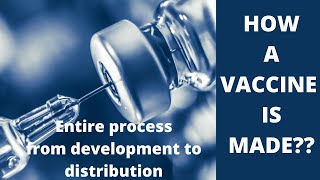 How vaccine is made?? Vaccine development to distribution |टीका कैसे बनता है ??