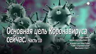 707 Ченнелинг. Основная цель Коронавируса сейчас. Часть 1Б