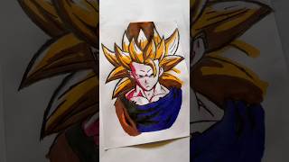 goku ultra instinct drawing 🔥  ||  draganboll drawing || animedrawing #anime #shorts #art #sketch