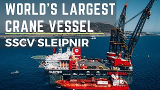 Biggest Crane Ship in The World. #biggestcrane #craneship #sleipnir