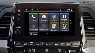 2018 Honda Odyssey How to update display audio wirelessly