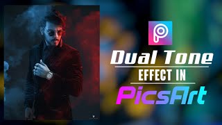 PicsArt Dual Tone Effect Photo Editing Tutorial - Dual Color Tone Editing In PicsArt - Tech Art