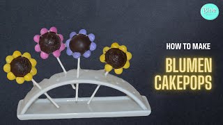 Blumen Cake Pops mit Smarties - super einfach und schnell