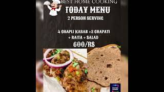 TODAY MENU| 2 PERSON SERVING MENU