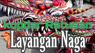 Kopdar Ratusan Layangan Naga di Parangkusumo