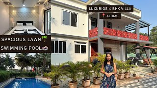 Massive 4BHK Villa in Alibag for big groups🤯😍| Villas in Alibag | Perfect for friends and families❤️